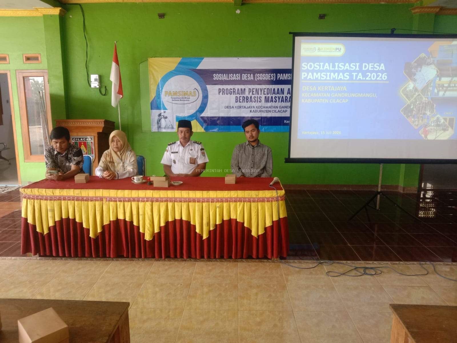 DESA KERTAJAYA BERSIAP TINGKATKAN AKSES AIR BERSIH: PEMDES GELAR MUSDES PEMBENTUKAN POKMAS PAMSIMAS
