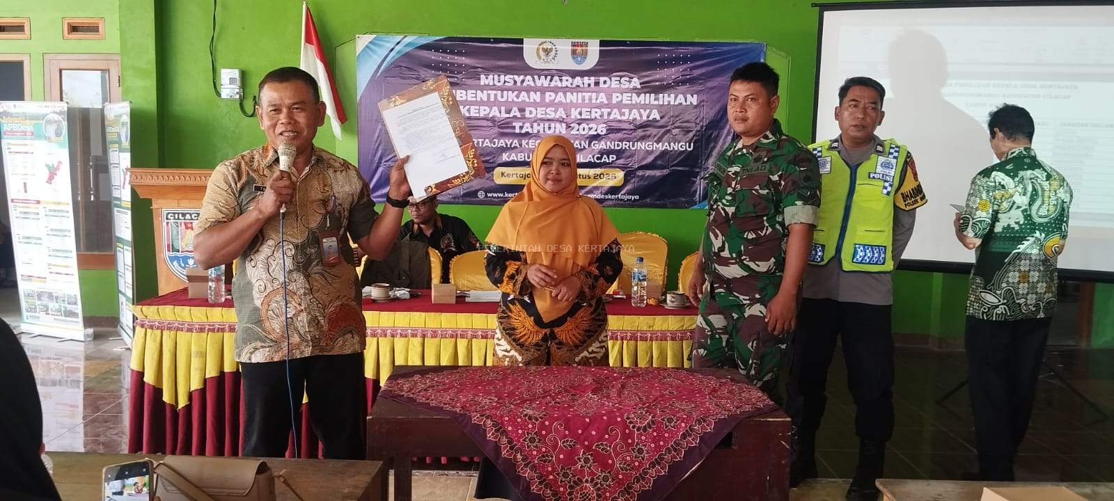 Musdes Pembentukan Panitia Pilkades Desa Kertajaya Tahun 2026